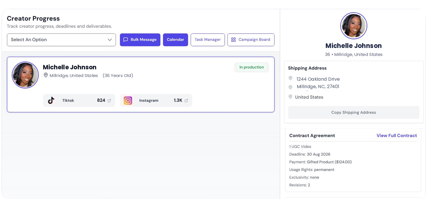 Advanced campaign management